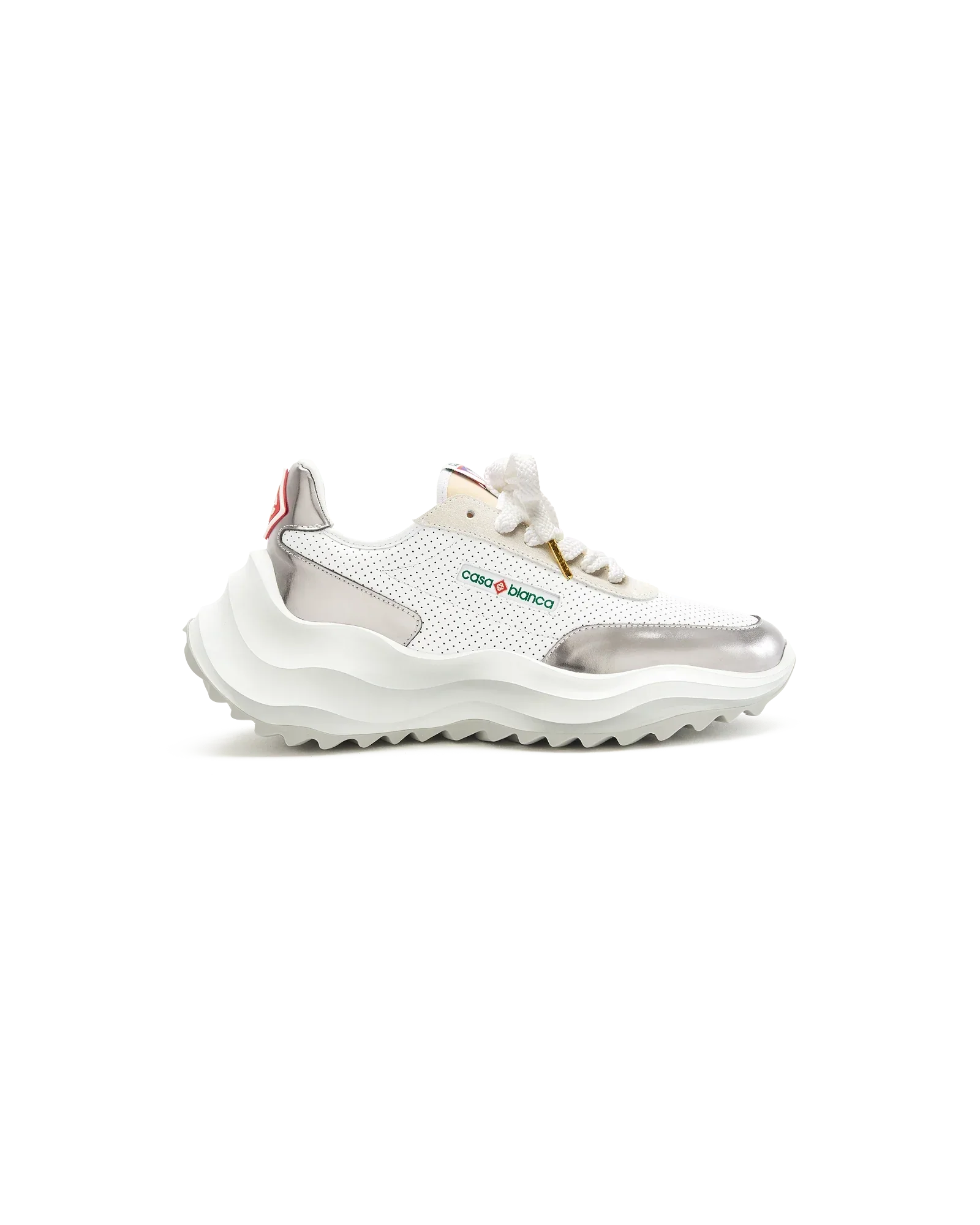 Men's Atlantis White & Chrome Sneaker
