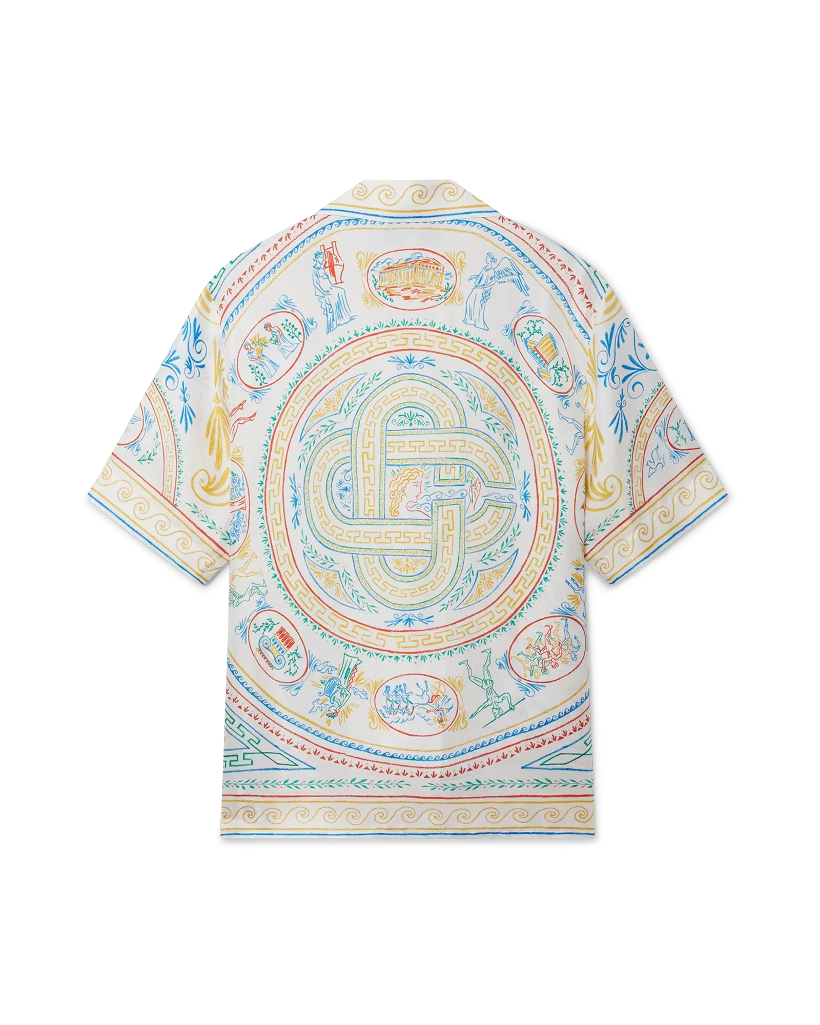 Crayon Vase Silk Shirt