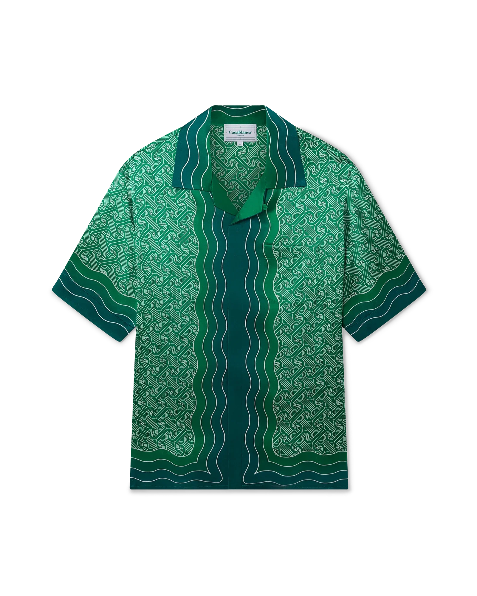 Column Monogram Silk Shirt