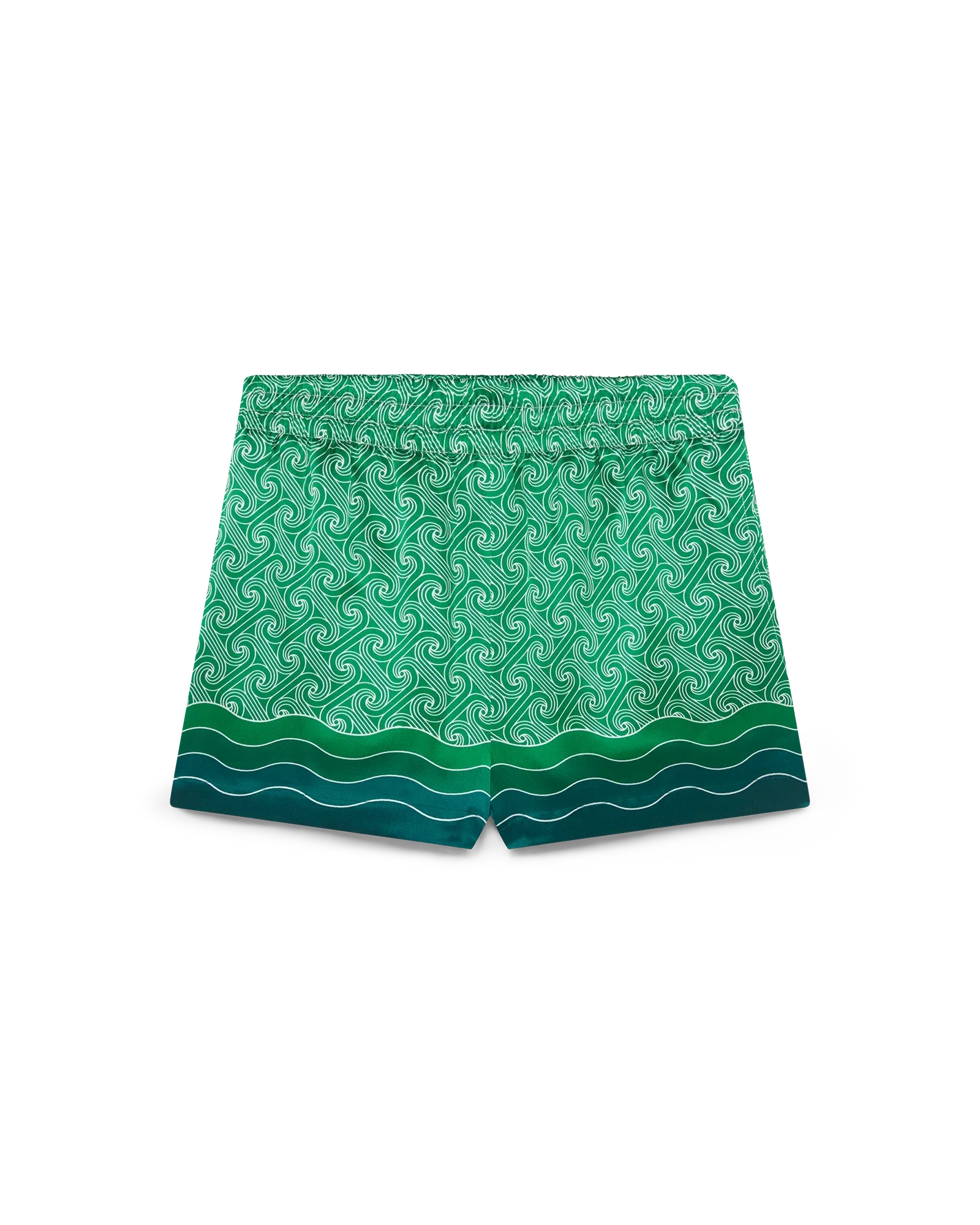 Column Monogram Silk Shorts
